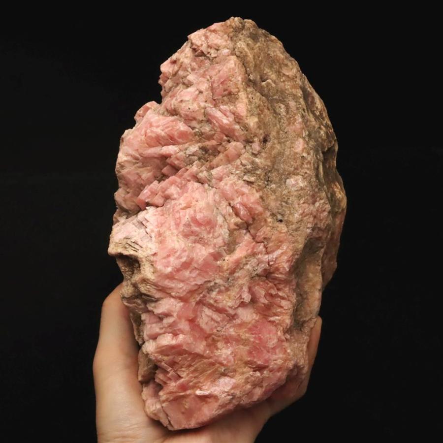 北海道 稲倉石鉱山インカローズ ロードクロサイト  21cm原石 3.7kg 【榎本通商43984】の画像