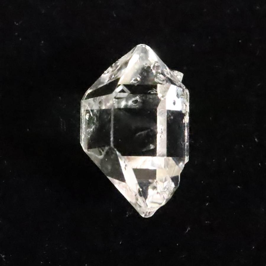 米国NY州産 ハーキマーダイヤモンド AAA+ 15mm原石 結晶 1.4g 【榎本通商47078】
