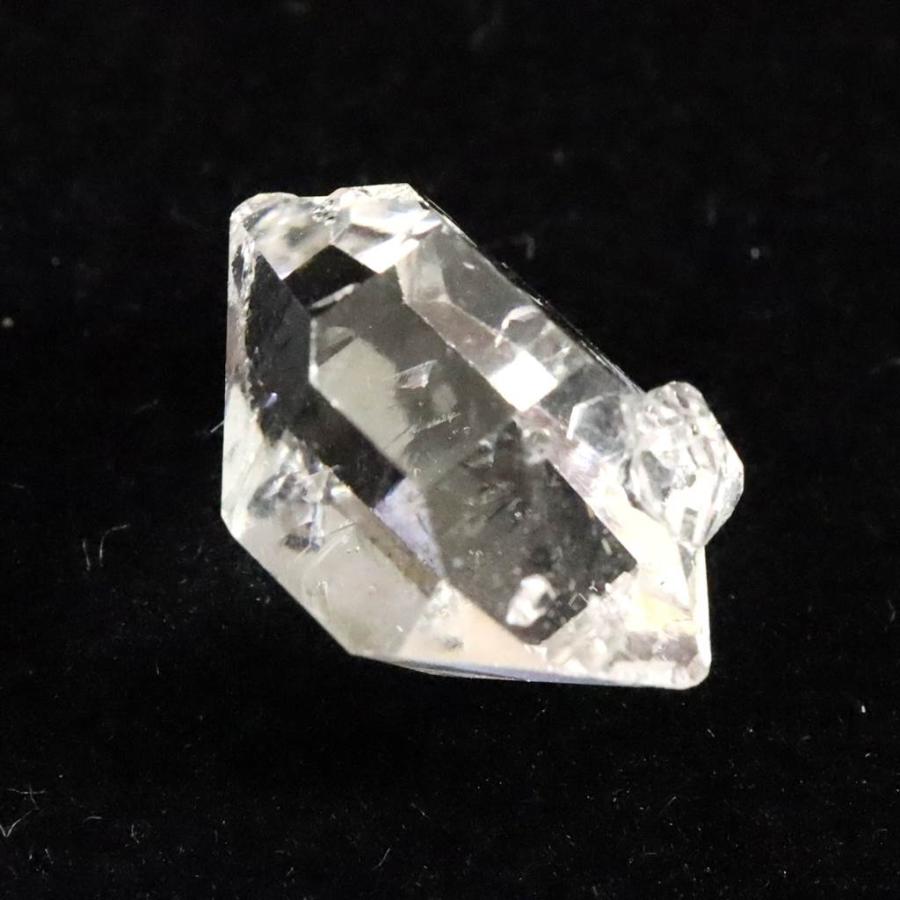 米国NY州産 ハーキマーダイヤモンド AAA+ 15mm原石 結晶 1.4g 【榎本通商47078】