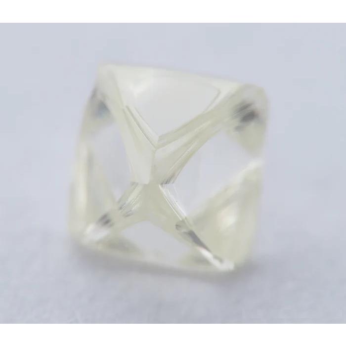 天然 ダイヤモンド ソーヤブル結晶 正八面体 0.475ct Hカラー Flawless  ソ付 【榎本通商50899】の画像