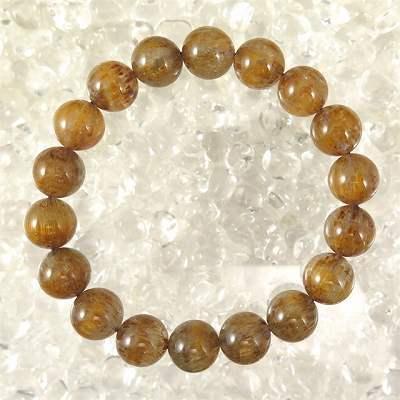 カコクセナイトインクォーツ 11.5mm玉 ブレスレット【510946a】 : 榎本