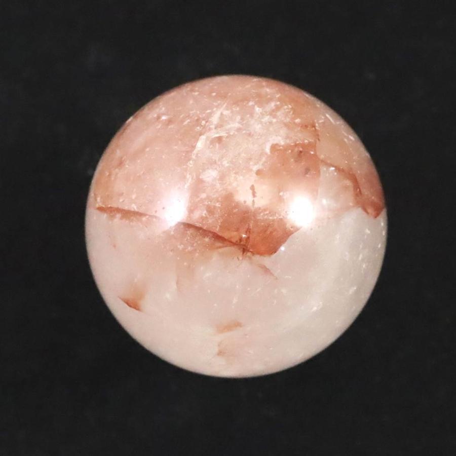 H&E社 ピンクファイアアゼツライト(AZOZEO) 25mmスフィア 証明書付