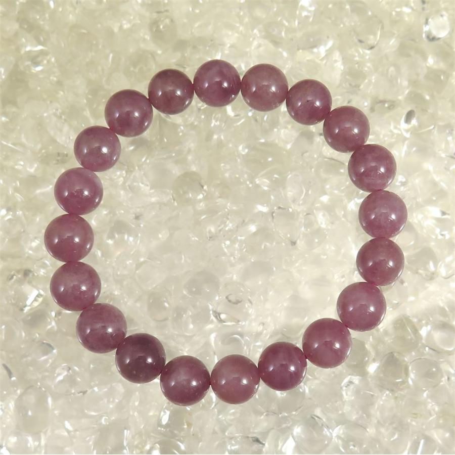 ラズベリークォーツ(ローズクォーツ） 10mm玉ブレスレット 29.5g 【56733】 56733a榎本通商 通販 Yahoo