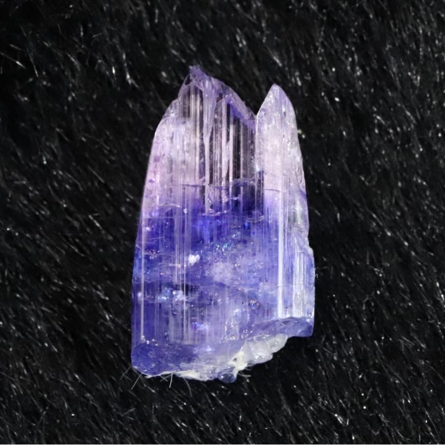 バイカラー タンザナイト 原石 結晶 非加熱 2.77ct 【榎本通商58407 