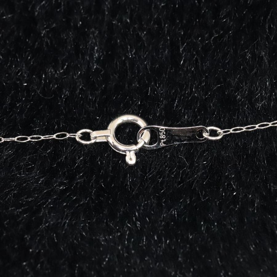 【ダイヤモンド0.624ct】プラチナ ネックレス ラウンドブリリアントカット 天然ダイヤモンド 0.08ct ラウンドブリリアントカット プラチナ