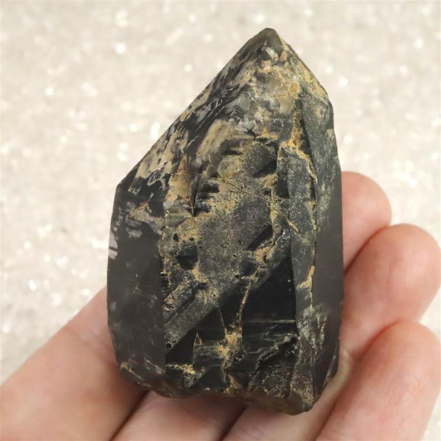 岐阜県中津川市苗木産 黒水晶（モリオン）原石 82.2g 【榎本通商58581】_2