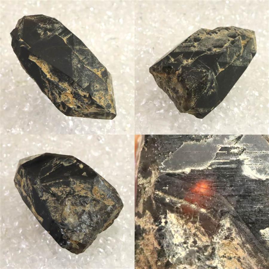 岐阜県中津川市苗木産 黒水晶（モリオン）原石 82.2g 【榎本通商58581】_7