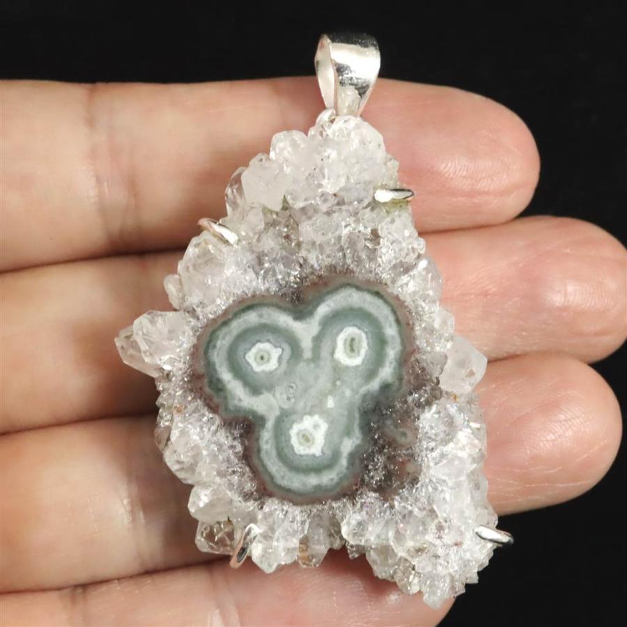 フラワーアメジスト／スタラクライト ペンダントトップ 18.0g 【榎本