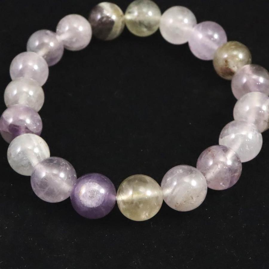 H&E社 オーラライト23（AZOZEO) 10mm玉ブレスレット 証明書付 29.0g