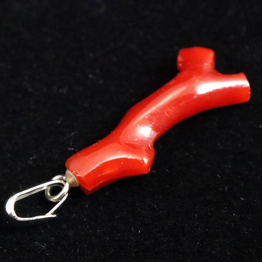 高知県産 天然 宝石珊瑚 血赤サンゴ 6mmオーバル リング K18YG 9号 【榎本