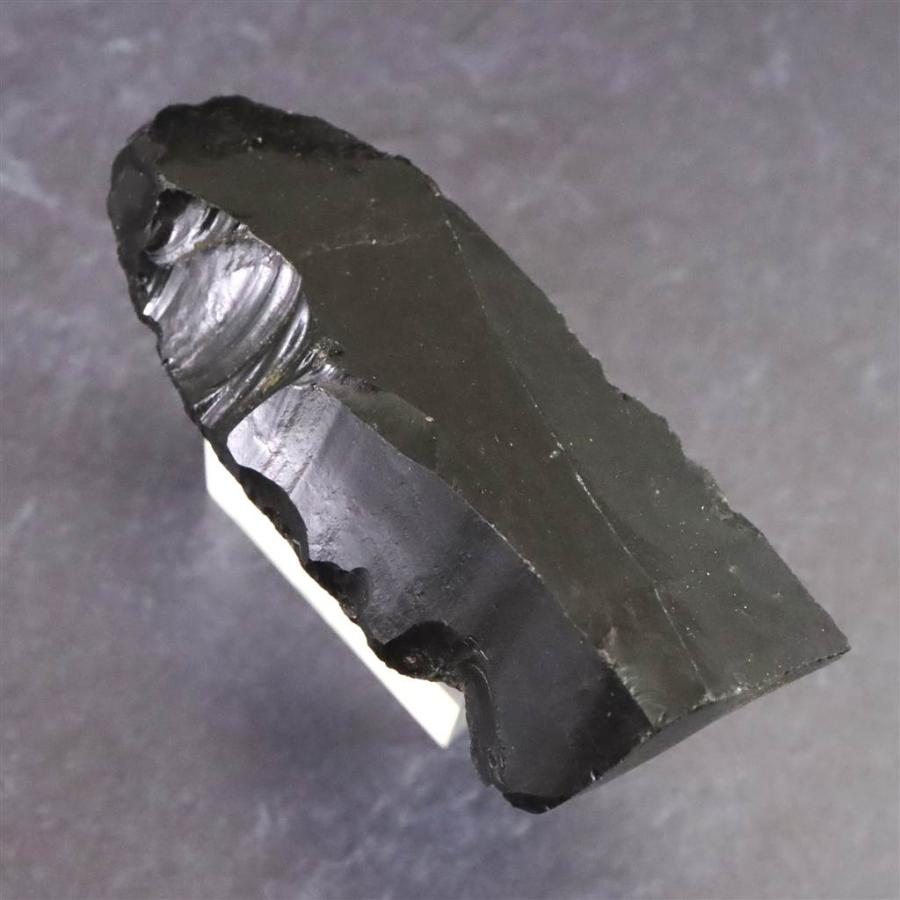 黒曜石 打製石器 57mm 後期旧石器時代 東北・北海道地域 14.6g 【榎本