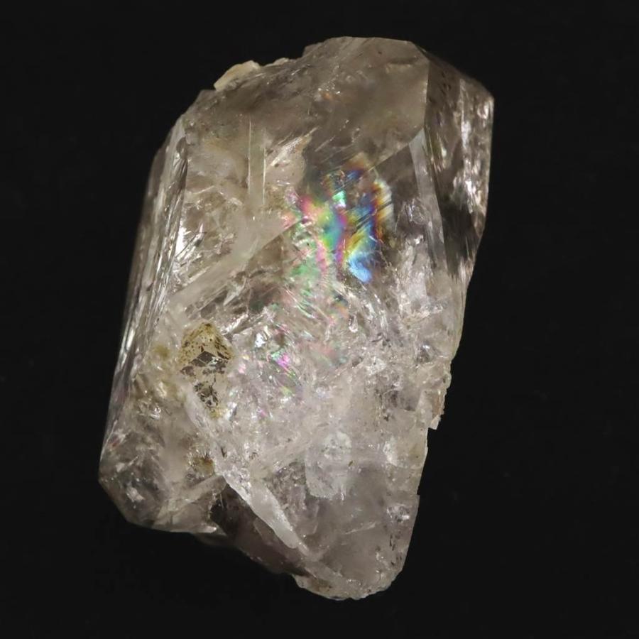 米国NY州産 ハーキマーダイヤモンド AA 51mm原石 結晶 レインボー　81.7g 【榎本通商64725】_4