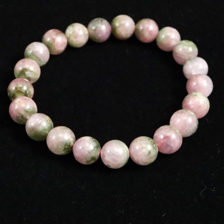 ウォーターメロン トルマリン AA+ 8.5mm玉ブレスレット 20.9g 【榎本