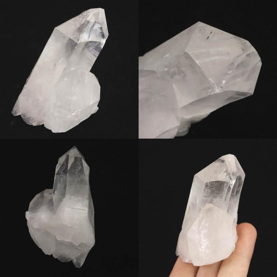 米国アーカンソー州産水晶 原石 クラスター ツイン セルフヒールド
