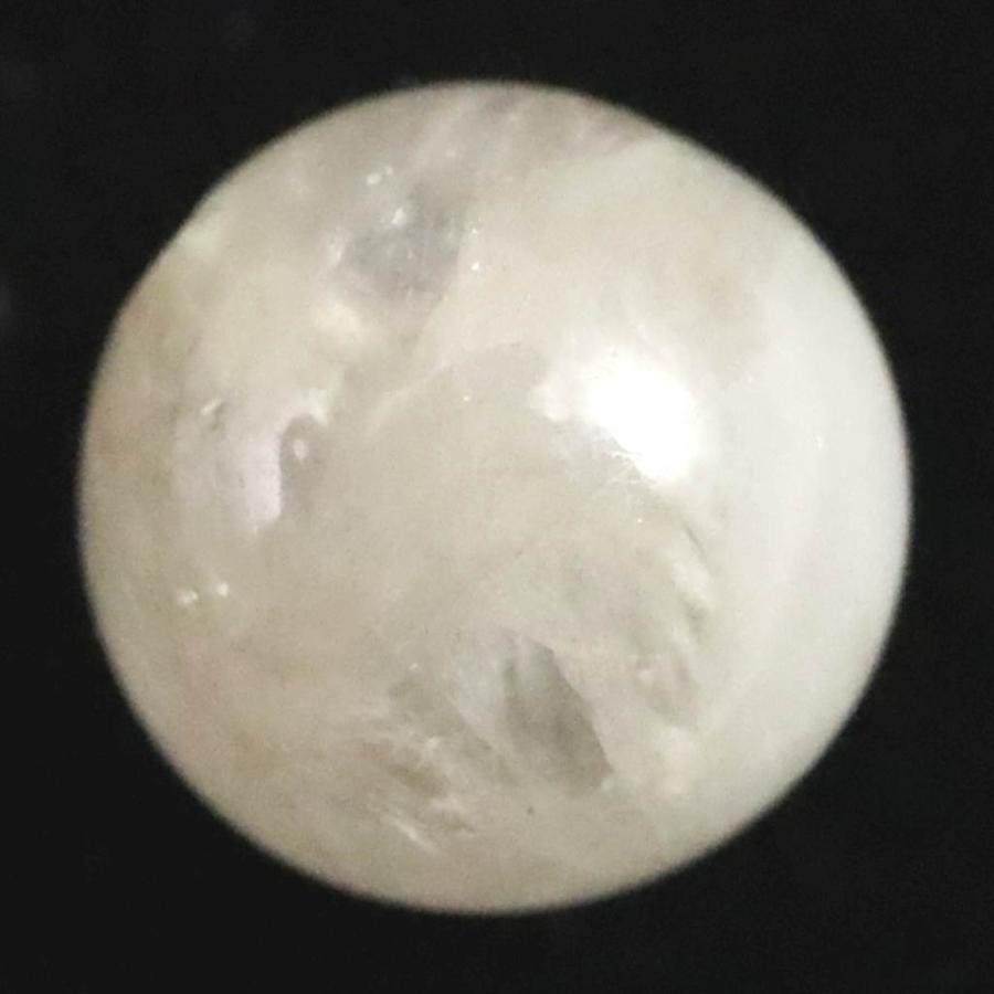 ブラジル産 フェナカイト 9.4mm玉ビーズ 一粒 現物 鑑別済 6.38ct  【榎本通商68706】の画像