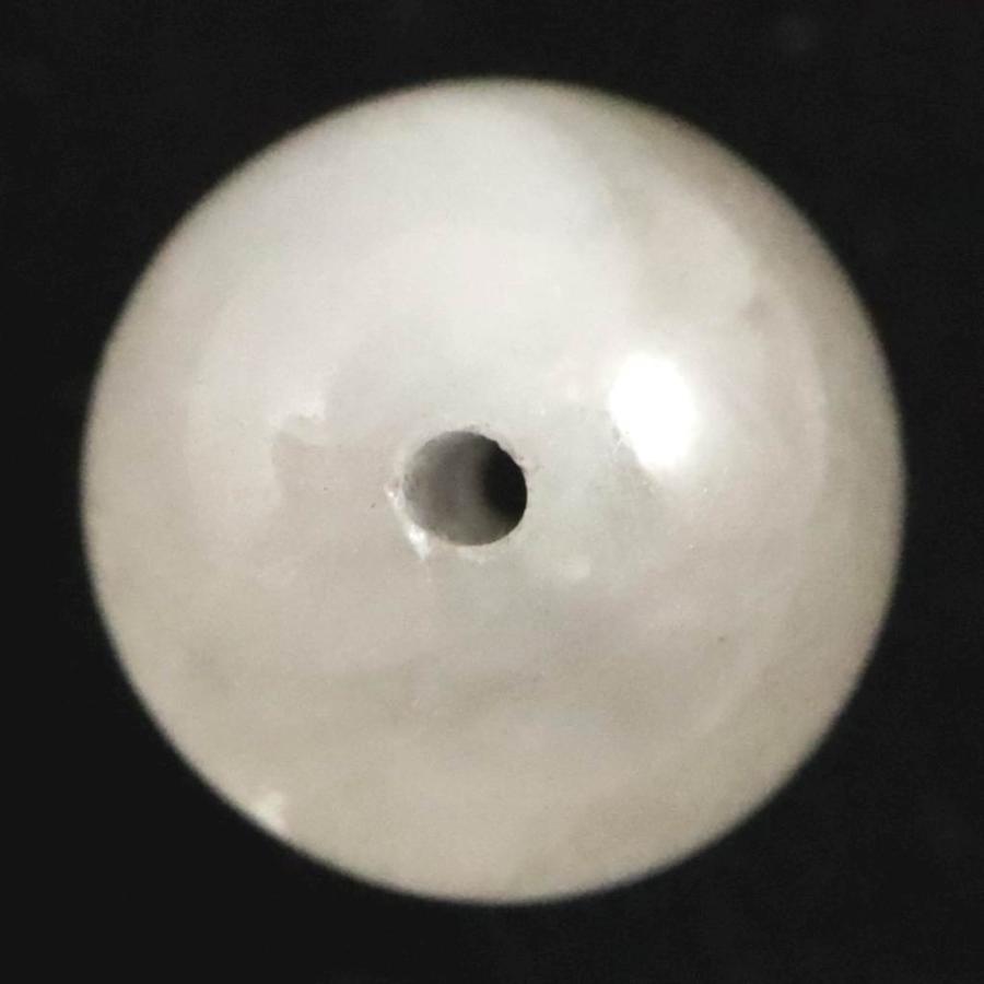 ブラジル産 フェナカイト 9.4mm玉ビーズ 一粒 現物 鑑別済 6.38ct  【榎本通商68706】の画像