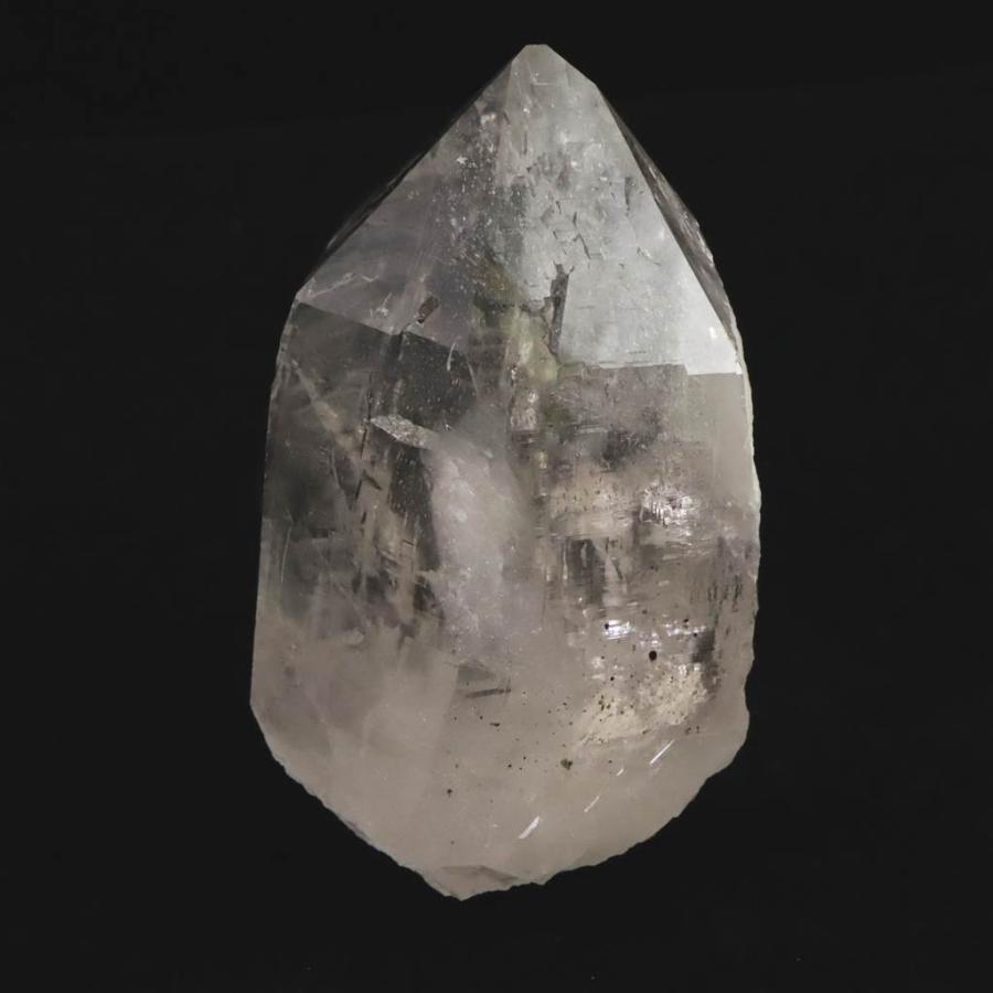 ネパール ヒマラヤ山脈 アンナプルナ産 水晶 原石 水入り レコードキーパー レインボー 244.8g 【榎本通商69114】の画像