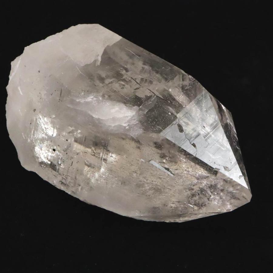 ネパール ヒマラヤ山脈 アンナプルナ産 水晶 原石 水入り レコードキーパー レインボー 244.8g 【榎本通商69114】の画像