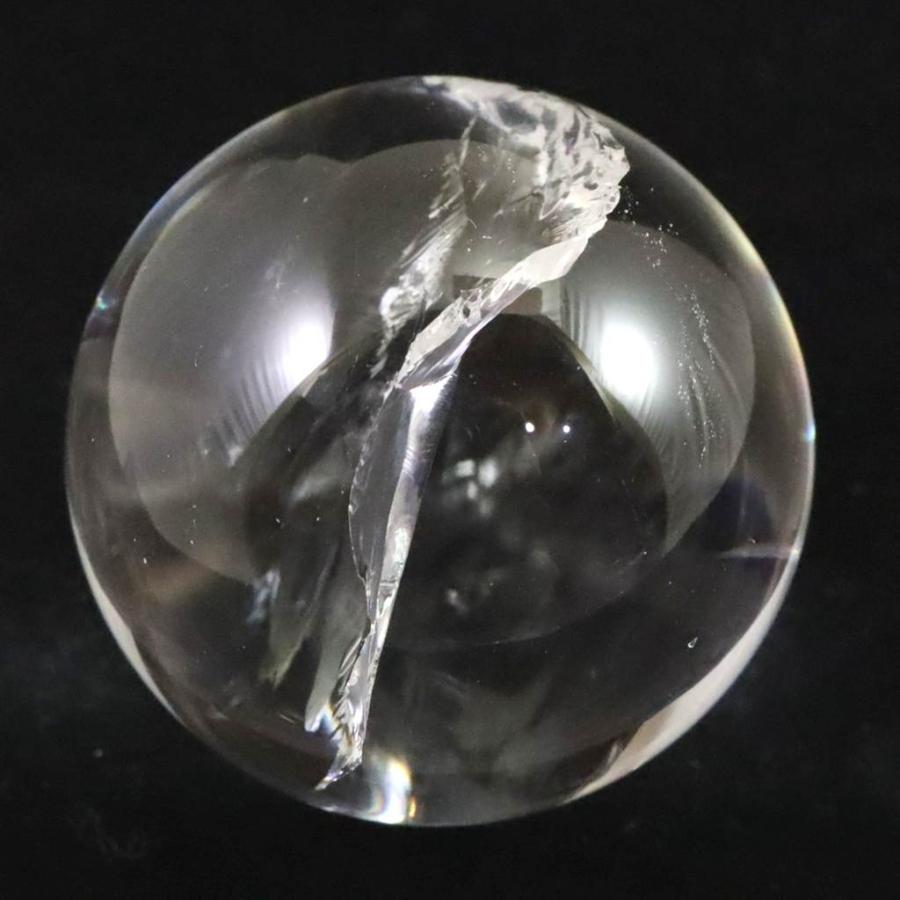 アイリスクォーツ レインボー水晶 34mmスフィア 水晶玉 56.1g 【榎本