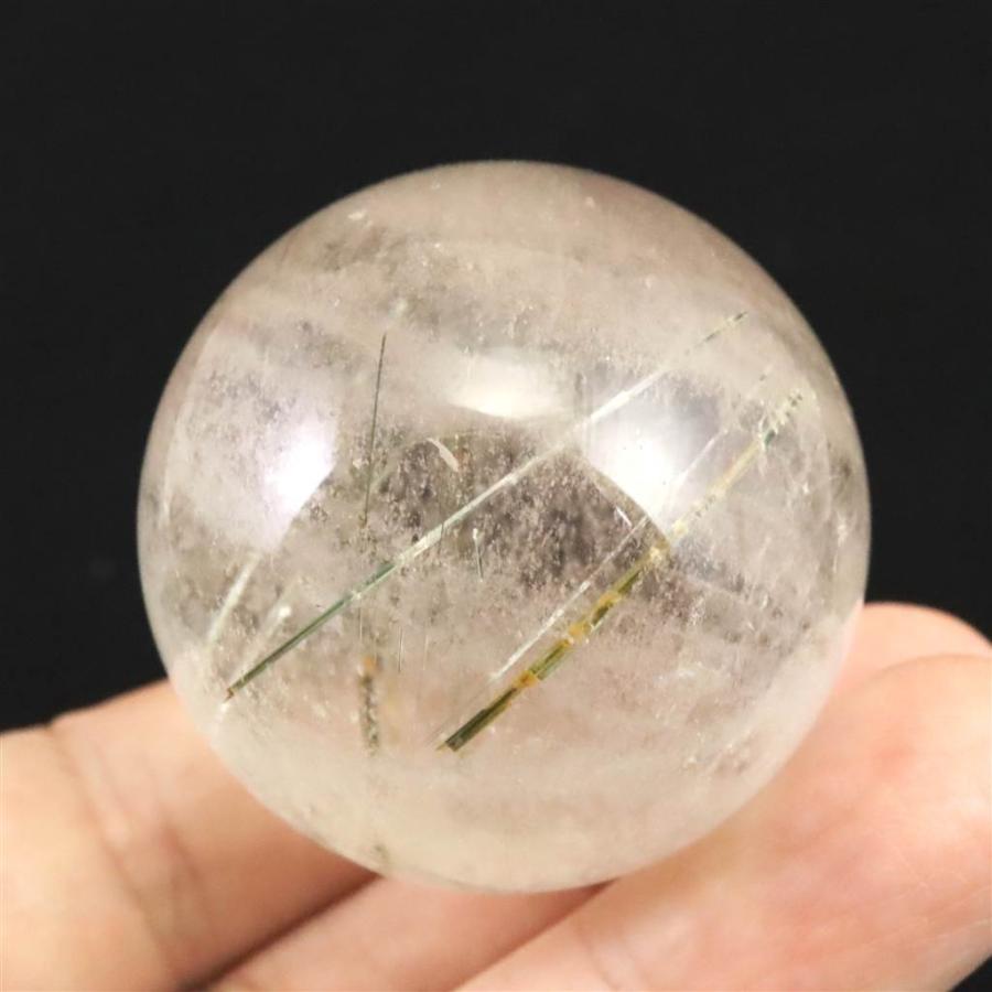 ザギマウンテンクォーツ エジリン入り 39mmスフィア 80.5g 【榎本通商 