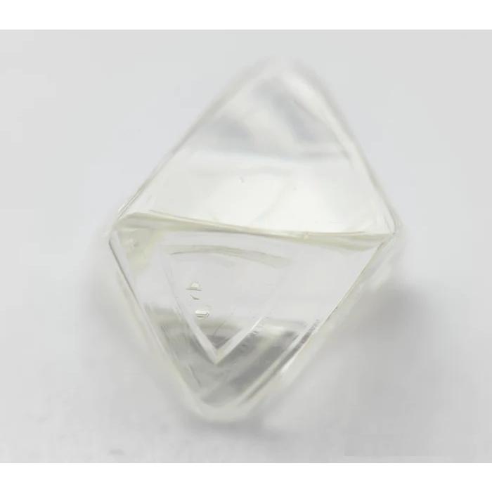 天然 ダイヤモンド ソーヤブル結晶 正八面体 トライゴン 0.385ct Iカラー VVS1  ソ付 【榎本通商70283】の画像