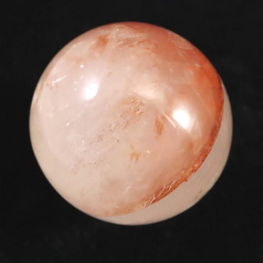 H&E社 ピンクファイアアゼツライト(AZOZEO) 35mmスフィア 証明書付