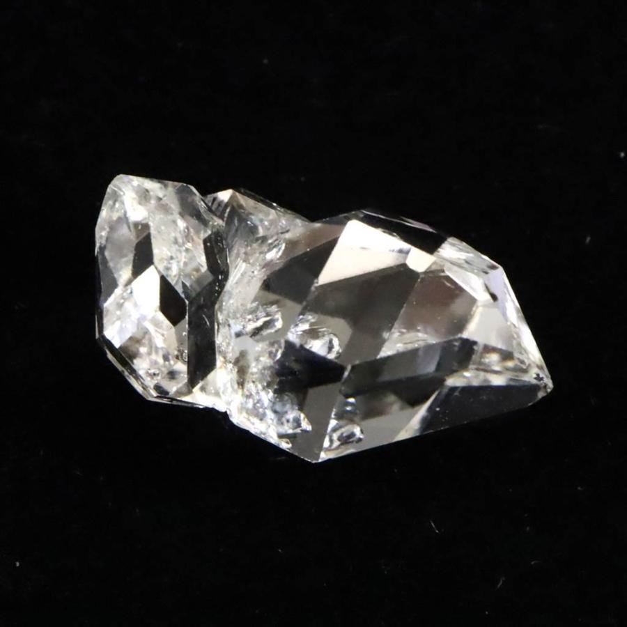 米国NY州産 ハーキマーダイヤモンド AAA+ 22mm原石 結晶 3.6g 【榎本