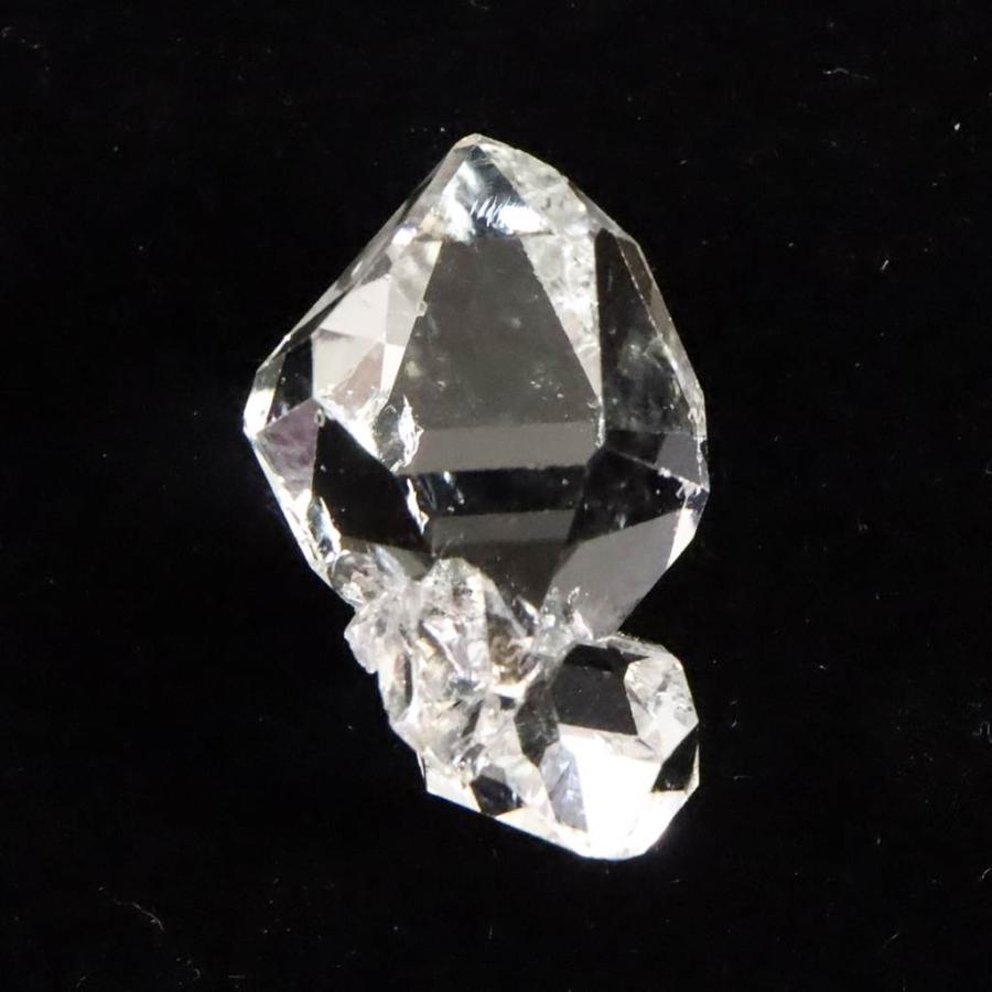 米国NY州産 ハーキマーダイヤモンド AAA+ 22mm原石 結晶 3.6g 【榎本