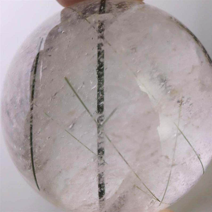 ザギマウンテンクォーツ エジリン入り 38mmスフィア 76.5g 【榎本通商
