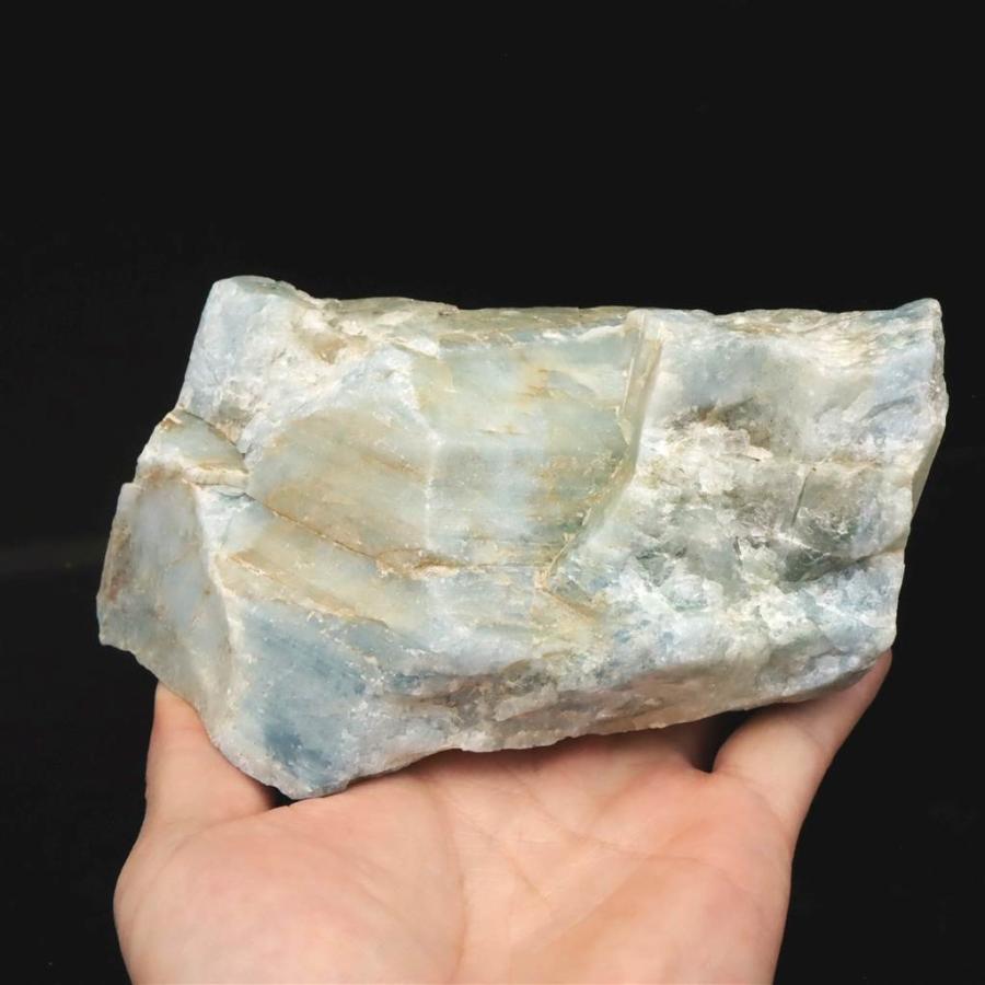 ヒマラヤ スカルドゥ産 アクアマリン 145mm原石　1055g 【榎本通商85160】の画像
