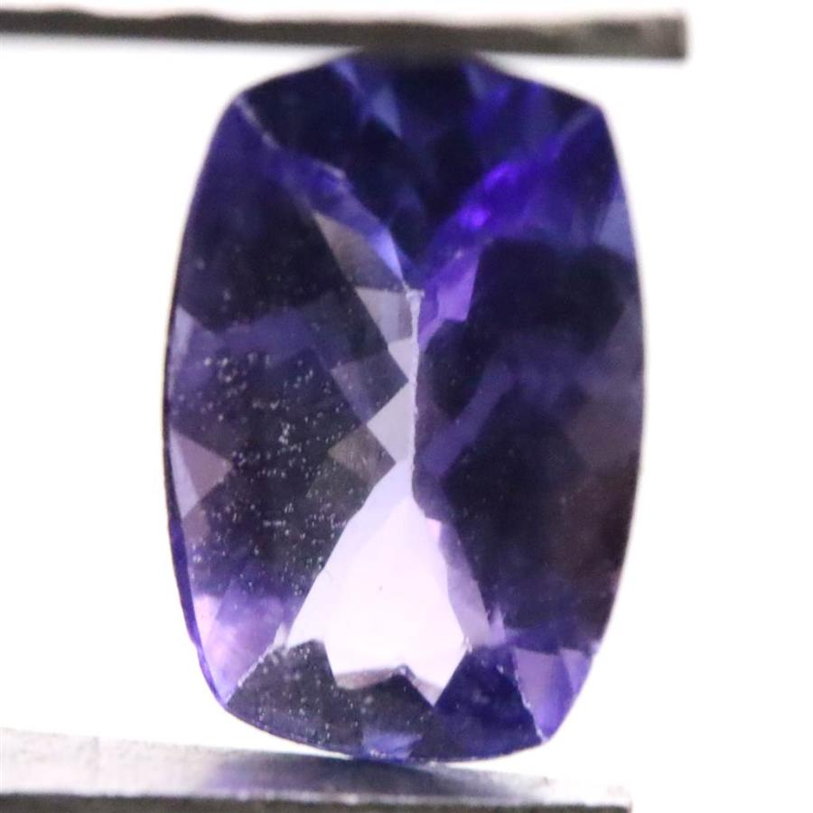 非加熱タンザナイト 8.8mmオーバル ファセットカット ルース 1.51ct 