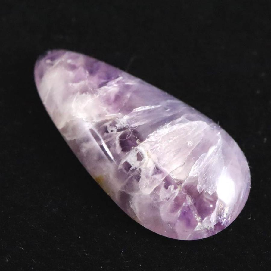 群馬県 戸神山産 紫水晶 アメジスト 28mmペアシェイプ ルース 2.9g