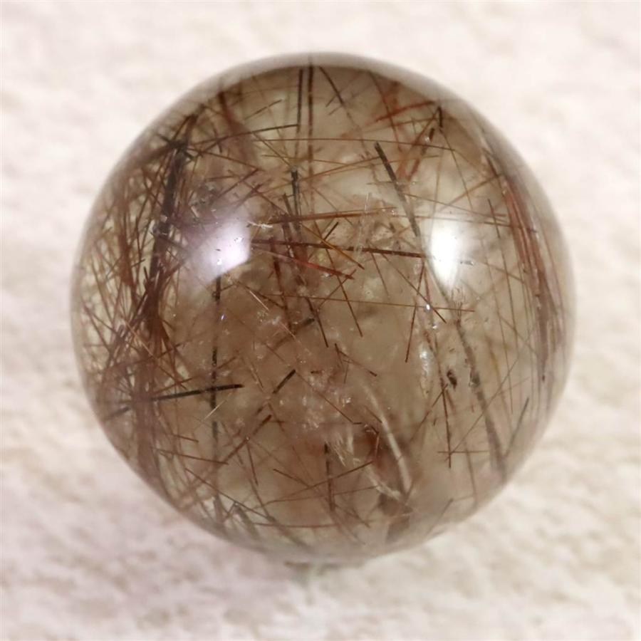 レッドブロンズルチルクォーツ 25mmスフィア 22.1g 【榎本通商86722