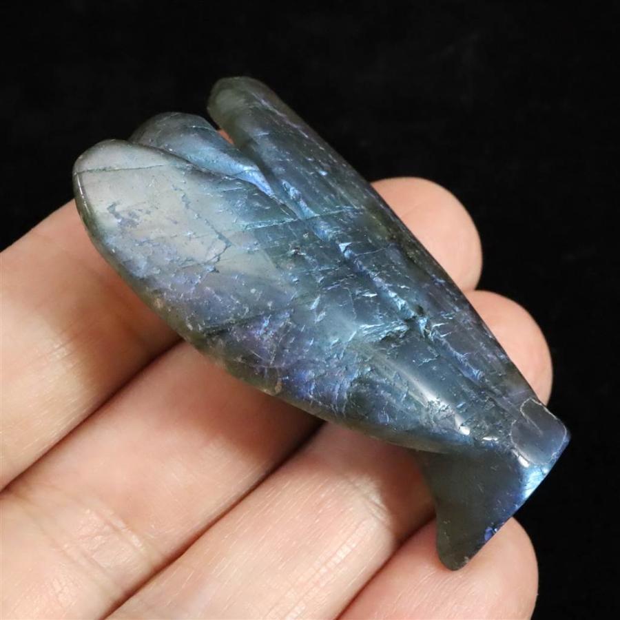 ブルー ラブラドライト 47mmエンジェル 天使 17.4g 【榎本通商91472