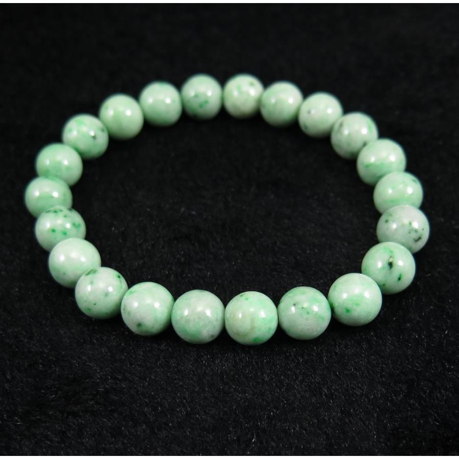 糸魚川 翡翠 3 糸魚川翡翠 ヒスイ 薄緑 9mm玉ブレスレット AAA 証明書付 28.2g