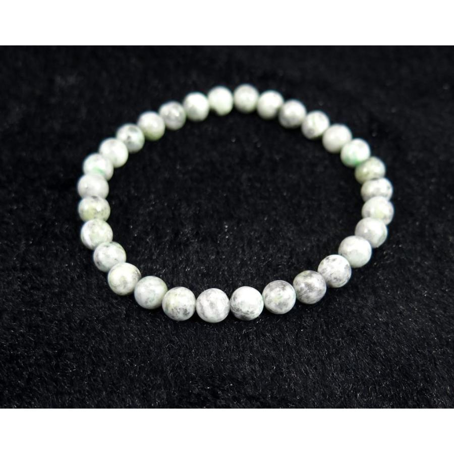 糸魚川翡翠 ひすい 炭黒緑 6mm玉ブレスレット 13.2g 産地証明書付