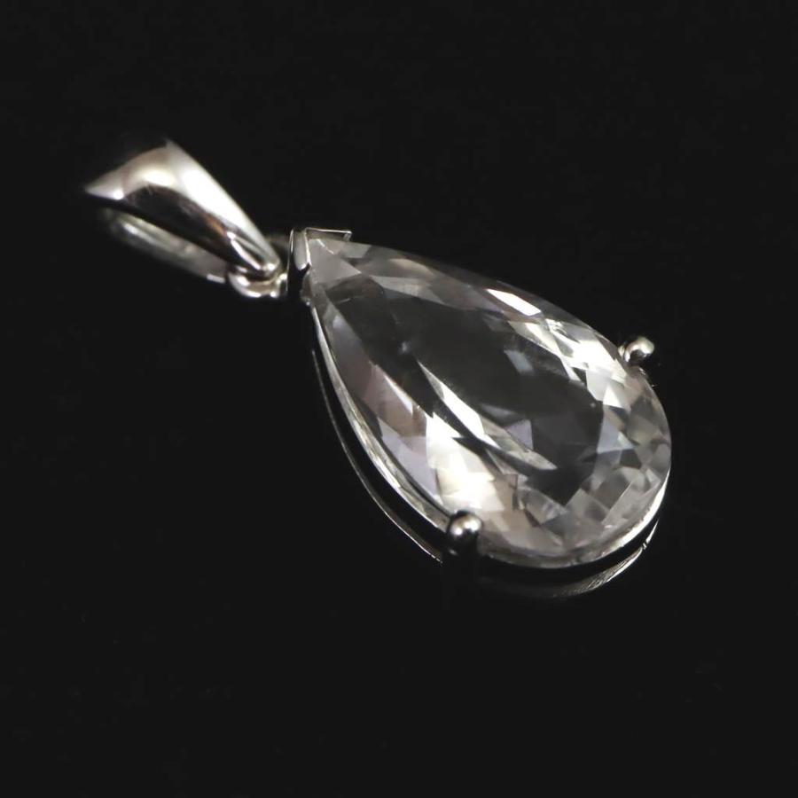 ブラジル産 フェナカイト 14mmペアシェイプカット ペンダントトップ 鑑別書付 3.60ct 【榎本通商96281】の画像