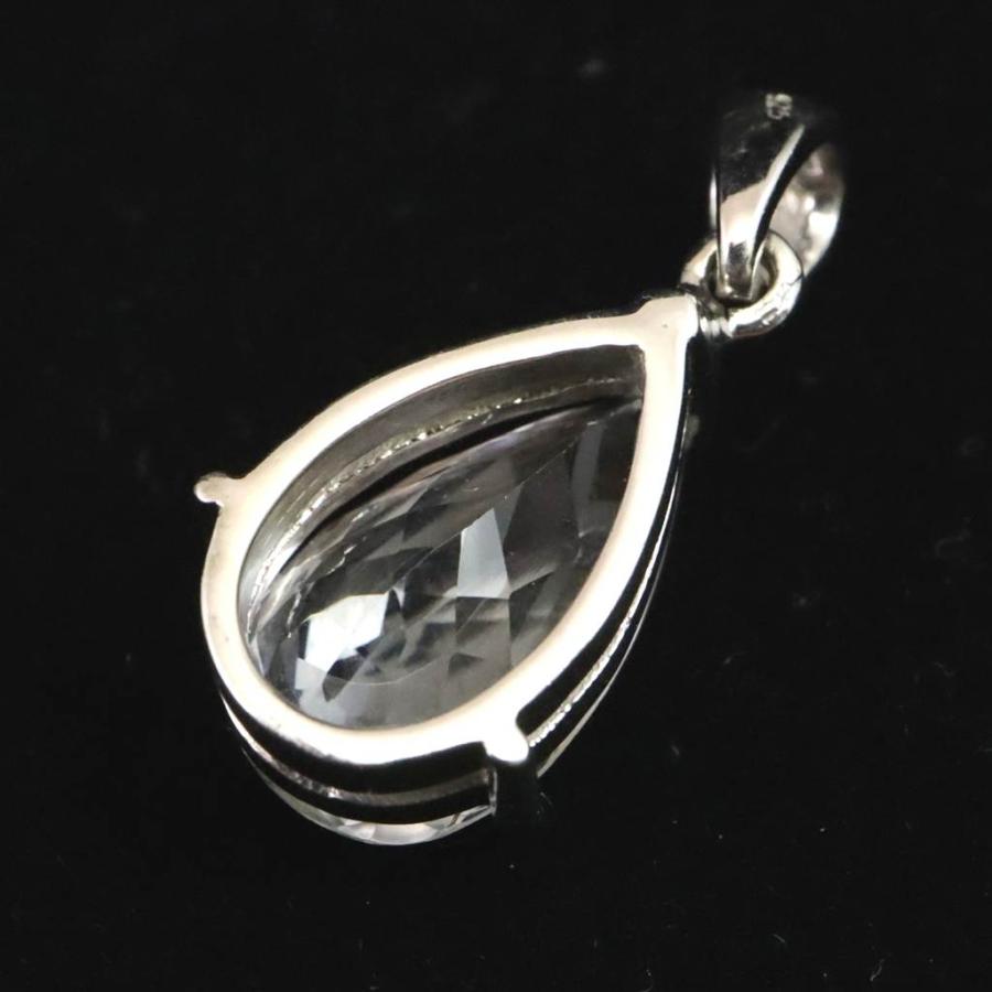 ブラジル産 フェナカイト 14mmペアシェイプカット ペンダントトップ 鑑別書付 3.60ct 【榎本通商96281】の画像
