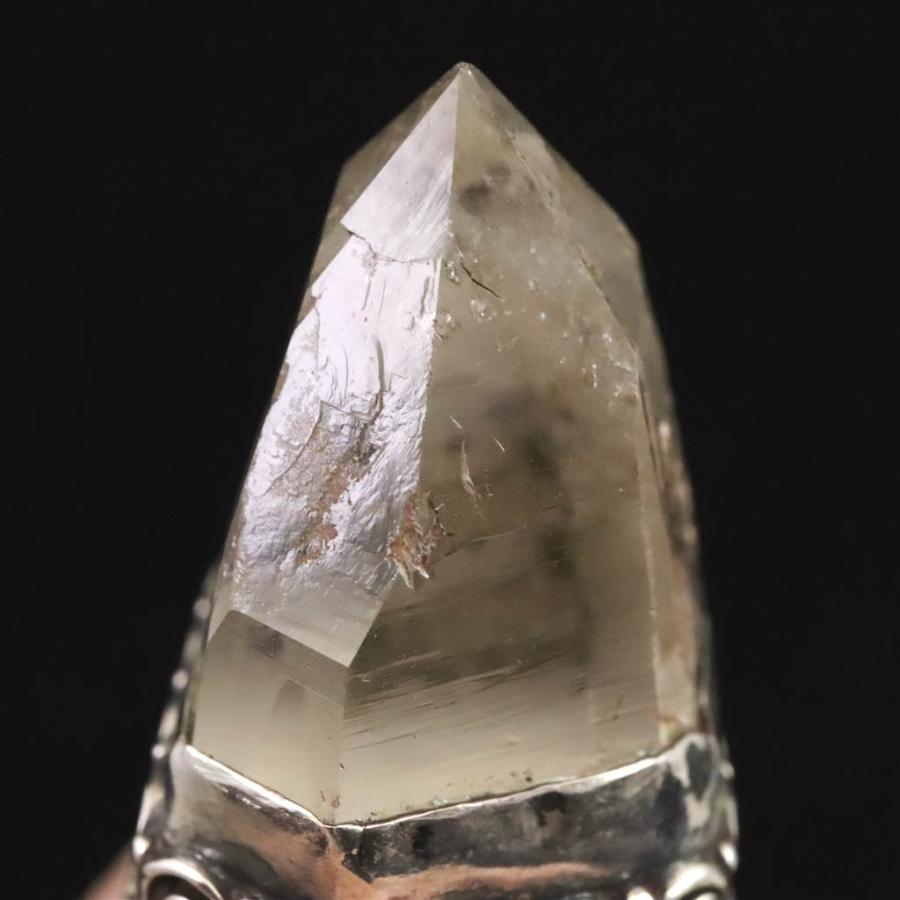 ガネーシュヒマール産水晶 ポイント原石 ペンダントトップ 17.8g 証明