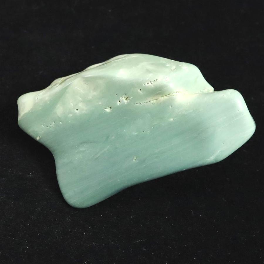 出雲碧玉 出雲石 原石 磨き 29.6g ディレクトリーカード付 【榎本通商