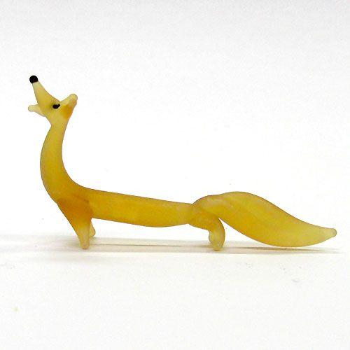 キタキツネ 吠えポーズ 動物 ガラス細工 雑貨 置物 C1 402 江の島ガラスhook 通販 Yahoo ショッピング