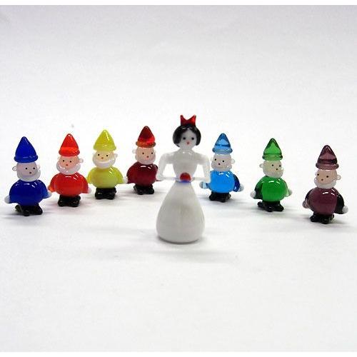 白雪姫と７人の小人 メルヘン ガラス細工 雑貨 置物 Df 017 江の島ガラスhook 通販 Yahoo ショッピング