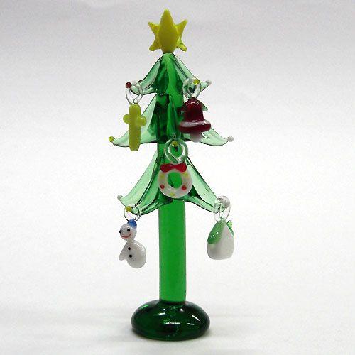 クリスマスツリー 10 3cm 丸台 ｍ ５ｐ クリスマス ガラス細工 雑貨 置物 Xf 024 江の島ガラスhook 通販 Yahoo ショッピング