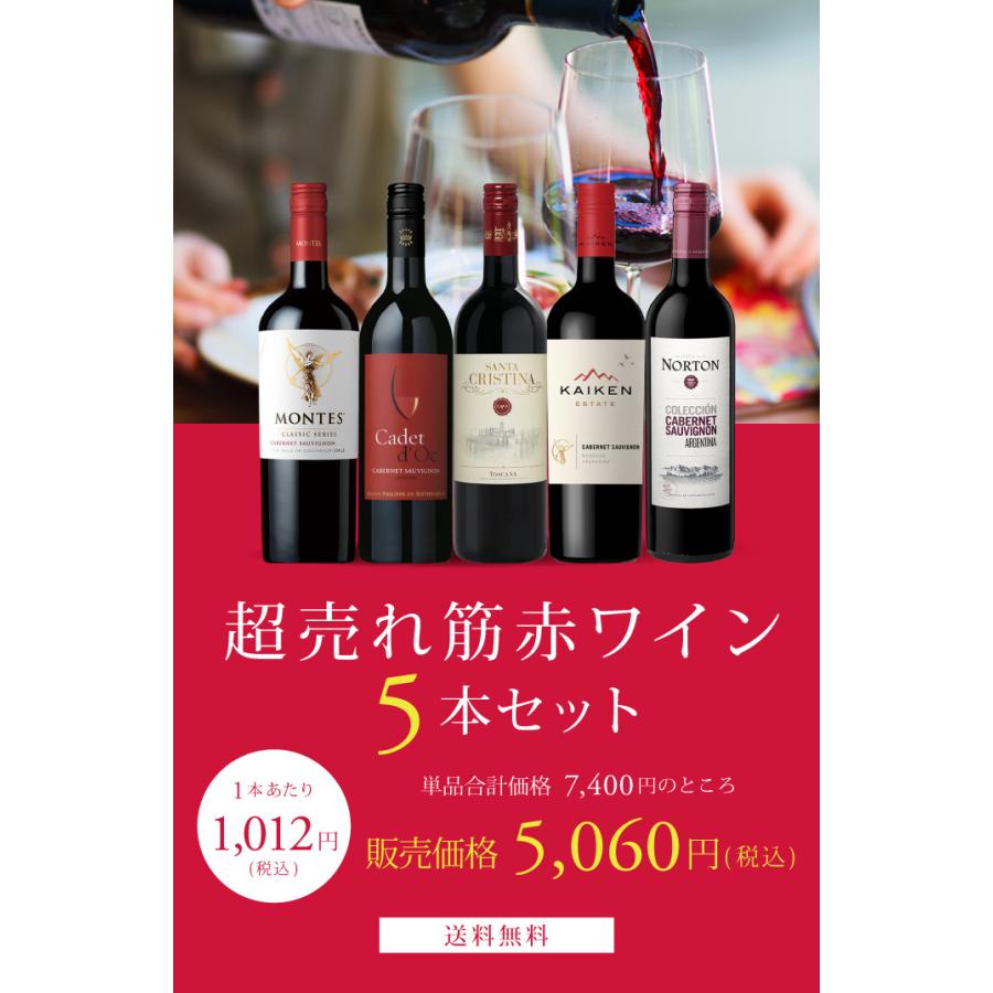 ワイン ワインセット エノテカ厳選 超売れ筋赤ワイン5本セット Rc9 1 750ml X 5 送料無料 ワイン通販エノテカ 通販 Paypayモール