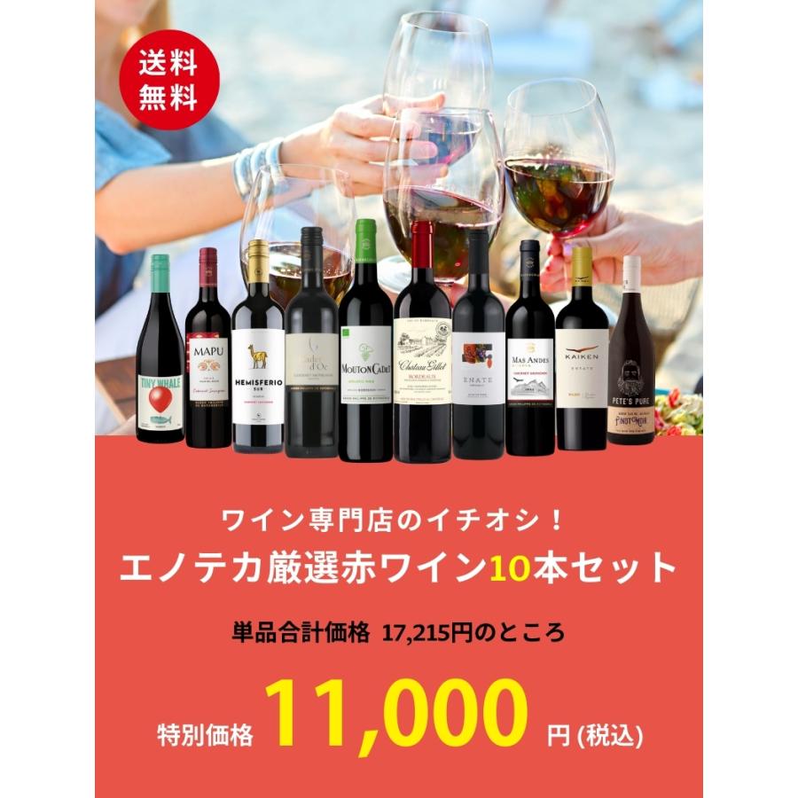 ワインセット エノテカ ワイン専門店のイチオシ！エノテカ厳選赤ワイン