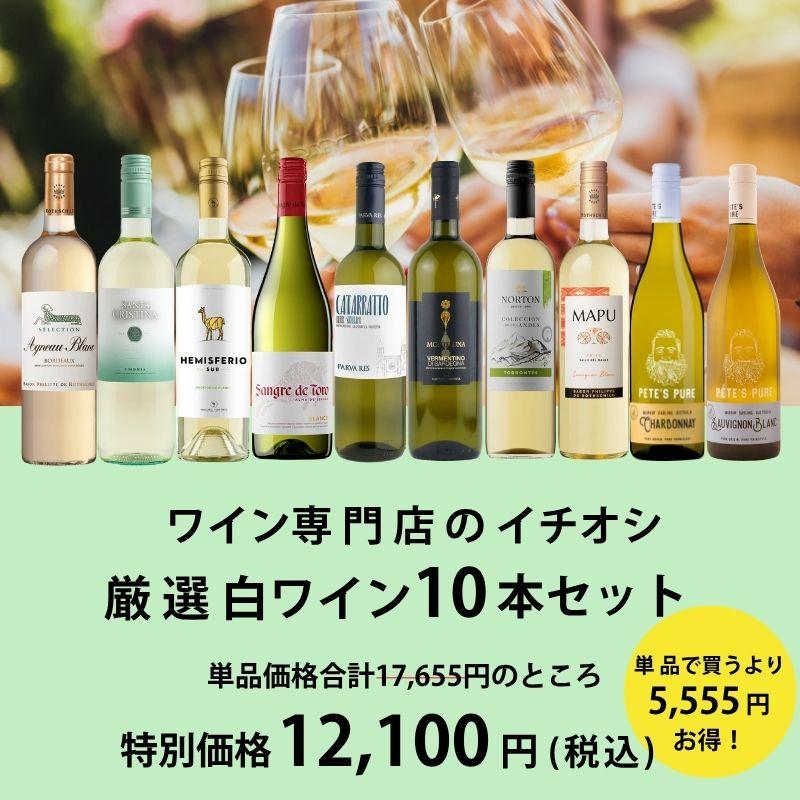 ワイン ワインセット エノテカ 厳選白ワイン10本セット PB6-2 [750ml x