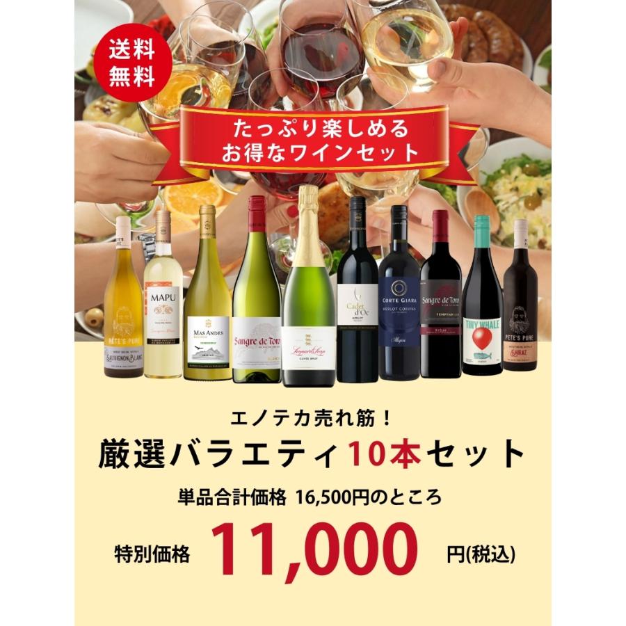 ワイン ワインセット エノテカ売れ筋！厳選バラエティー10本