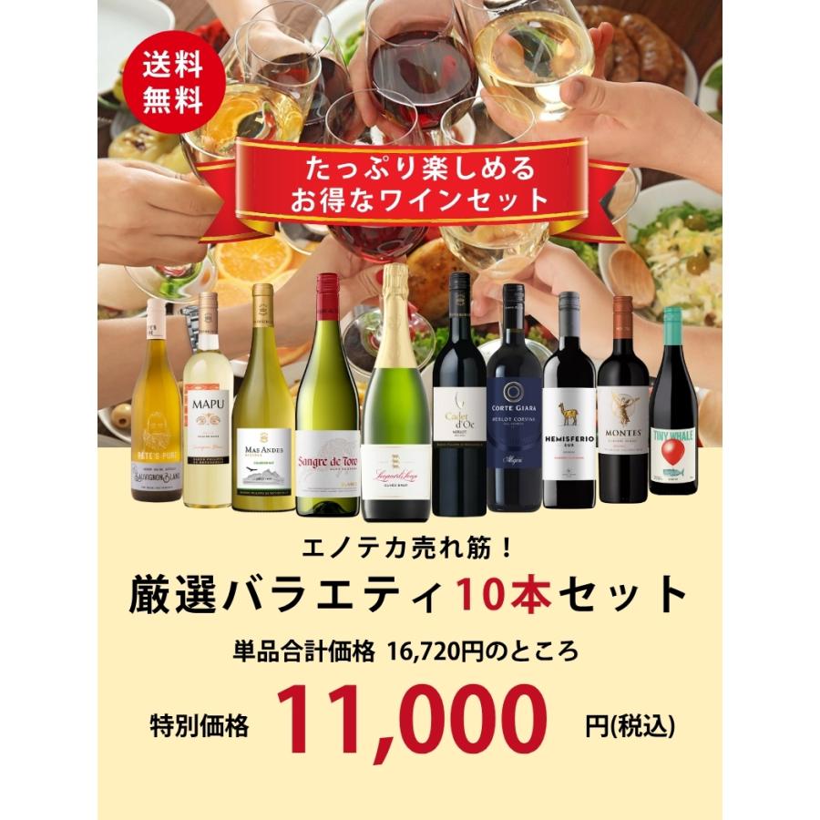 ワイン ワインセット エノテカ売れ筋！厳選バラエティー10本