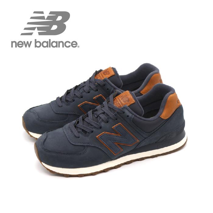NEW BALANCE ML574NBD DARK NAVY/BROWN ニューバランス スニーカー