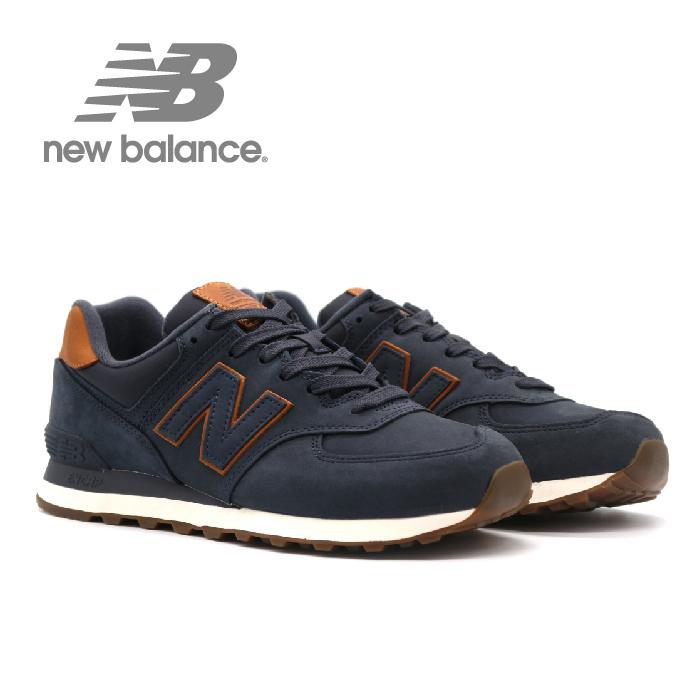 NEW BALANCE ML574NBD DARK NAVY/BROWN ニューバランス スニーカー
